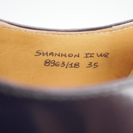 極美品★チャーチ(レディース) SIZE 35【定価￥85,320-★シャノン/SHANNON 2WR】ポリッシュドバインダーカーフ/紺/Church's★e052