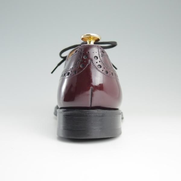 美品★チャーチ 60G/UK6【貴重★セミブローグ版BURWOOD/バーウッド】81ラスト/KEYHAM/ポリッシュドバインダーカーフ/赤茶/Church's★e053