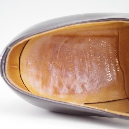 極上★チャーチ 85E/UK8.5【旧チャーチ★コンサル同仕様/ブックバインダーカーフ】73ラスト/3都市ロゴ/BALMORAL/メンズ/Church's★e054