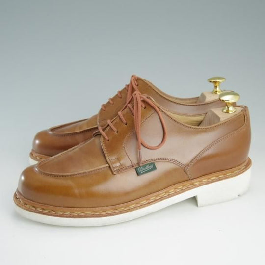 極上★パラブーツ SIZE 5.5【定価￥70,200-★シャンボード/CHAMBORD】OCRE/TEXソール/リスレザー/茶/Uチップ/メンズ/Paraboot★e055