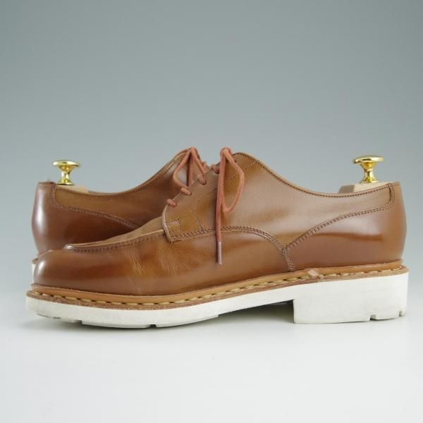 極上★パラブーツ SIZE 5.5【定価￥70,200-★シャンボード/CHAMBORD】OCRE/TEXソール/リスレザー/茶/Uチップ/メンズ/Paraboot★e055