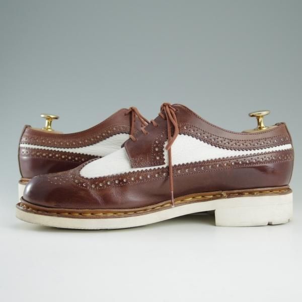 極上★パラブーツ SIZE 6【貴重★District UNITED ARROWS別注/ロングウイング】Sevrier/TEXソール/リスレザー×シボ革/Paraboot★e056