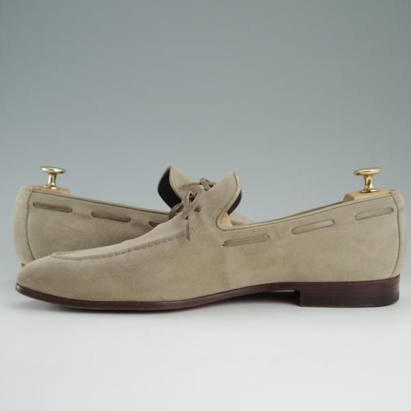 Santoni サントーニ　スエードローファー　9 中古・古着通販】Santoni (サントーニ) スウェードローファー ブラウン