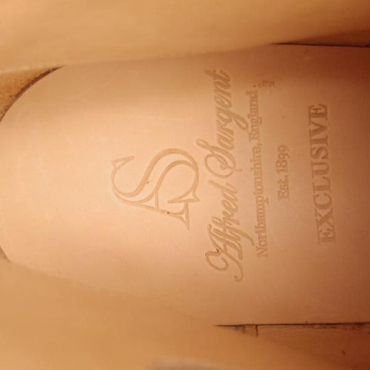 新品★(英)アルフレッド・サージェント 8F【上級★エクスクルーシブライン/チャッカブーツ】109ラスト/黒/メンズ/Alfred Sargent★e072