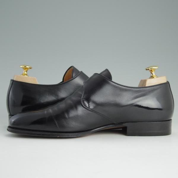 美品★(伊)タニノクリスチー SIZE 6【定価10万円以上★モンクストラップ】128776/カーフ/黒/メンズ/TANINO CRISCI★e074