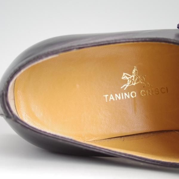 美品★(伊)タニノクリスチー SIZE 6【定価10万円以上★モンクストラップ】128776/カーフ/黒/メンズ/TANINO CRISCI★e074