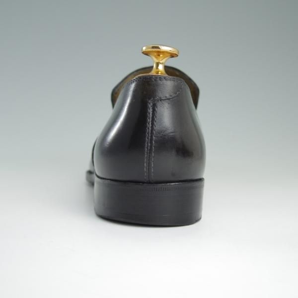 極上★(伊)ステファノビ SIZE 7【★ローファー/パティーヌ仕様】スリッポン/カーフ/灰緑〜黒/メンズ/STEFANOBI★e080