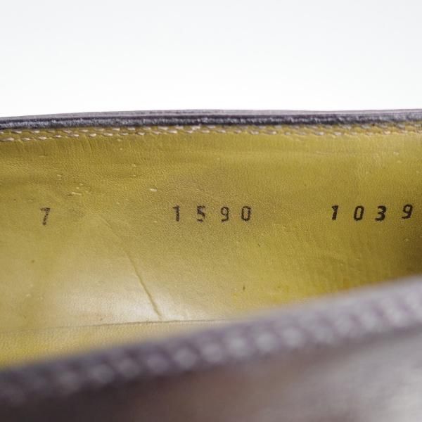 極上★(伊)ステファノビ SIZE 7【★ローファー/パティーヌ仕様】スリッポン/カーフ/灰緑〜黒/メンズ/STEFANOBI★e080