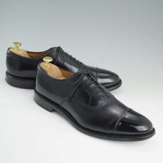 極上★(米)アレンエドモンズ 9.5C【定価￥74,520-★パークアベニュー/Park Avenue】ストレートチップ/カーフ/黒/ALLEN EDMONDS★e082