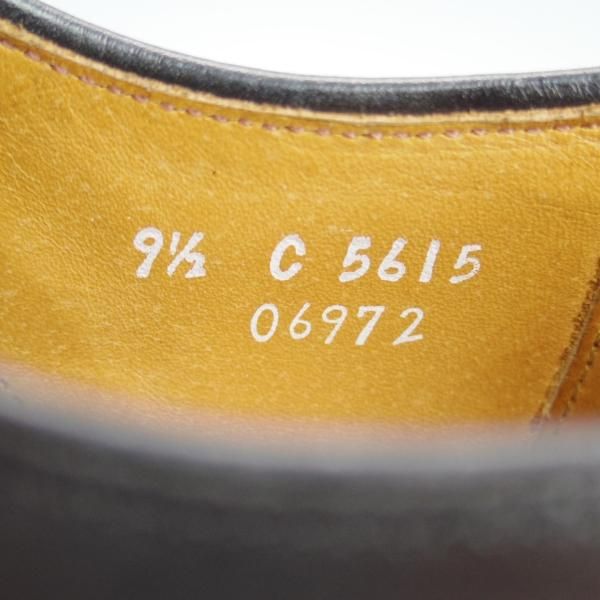 極上★(米)アレンエドモンズ 9.5C【定価￥74,520-★パークアベニュー/Park Avenue】ストレートチップ/カーフ/黒/ALLEN EDMONDS★e082