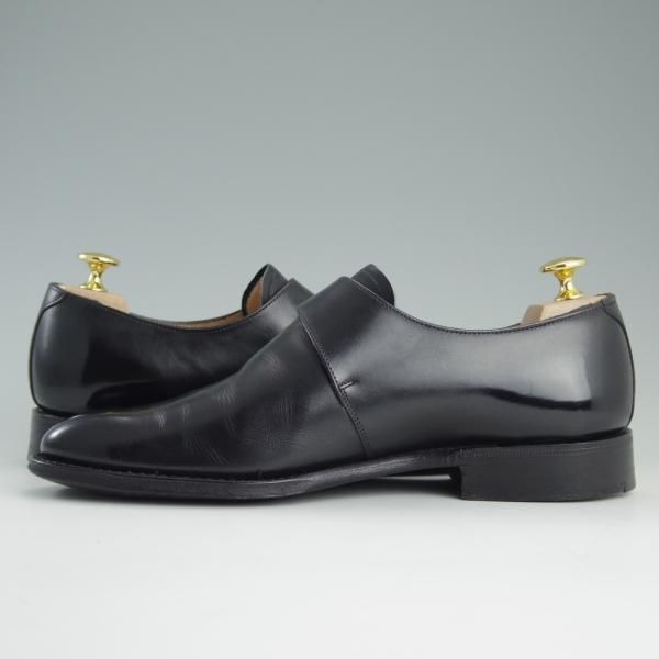 極上★チャーチ 60F/UK6【★モンクストラップ/BAMPTON/108ラスト】FLEX CONSTRUCTION/カーフ/黒/メンズ/Church's★e083