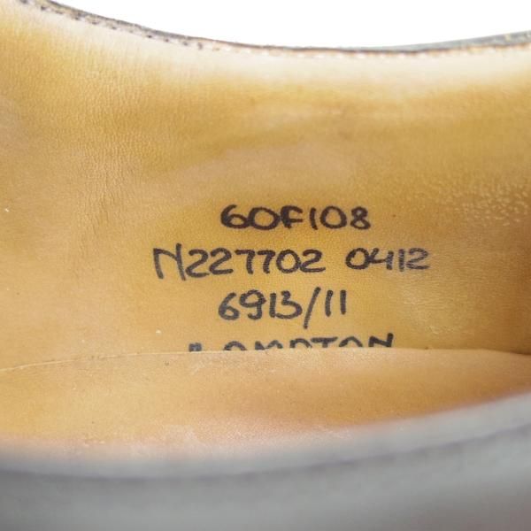 極上★チャーチ 60F/UK6【★モンクストラップ/BAMPTON/108ラスト】FLEX CONSTRUCTION/カーフ/黒/メンズ/Church's★e083