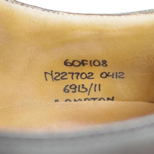 極上★チャーチ 60F/UK6【★モンクストラップ/BAMPTON/108ラスト】FLEX CONSTRUCTION/カーフ/黒/メンズ/Church's★e083