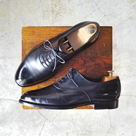 極上★ジョンロブ 6.5EE【定価￥248,400-★プレステージライン/GARNIER/ガルニエ/8695ラスト】プレーントゥ/カーフ/黒/JOHN LOBB★e087