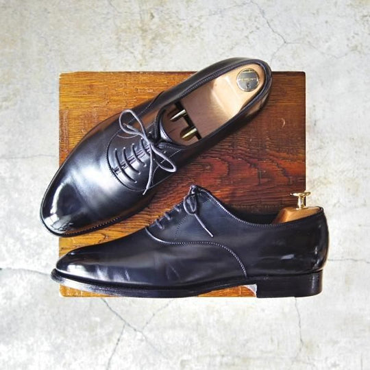 極上★ジョンロブ 6.5EE【定価￥248,400-★プレステージライン/GARNIER/ガルニエ/8695ラスト】プレーントゥ/カーフ/黒/JOHN LOBB★e087