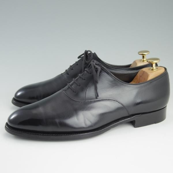 極上★ジョンロブ 6.5EE【定価￥248,400-★プレステージライン/GARNIER/ガルニエ/8695ラスト】プレーントゥ/カーフ/黒/JOHN LOBB★e087