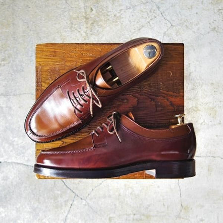 極上★ジョンロブ 6.5E【貴重★ビンテージ年代の初期BARROS/バロス】PARISロゴ/292ラスト/Uチップ/カーフ/茶/メンズ/JOHN LOBB★e088