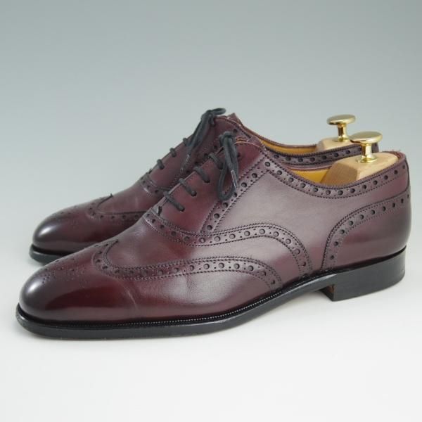 極上★(英)グレンソン 6.5F【貴重★footmaster/フットマスター】BATH/77ラスト/フルブローグ/カーフ/赤茶/メンズ/GRENSON★e090