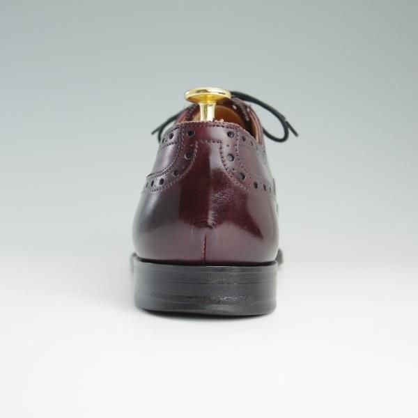 極上★(英)グレンソン 6.5F【貴重★footmaster/フットマスター】BATH/77ラスト/フルブローグ/カーフ/赤茶/メンズ/GRENSON★e090