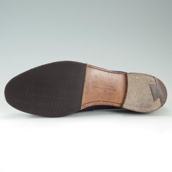 極上★クロケット&ジョーンズ 6.5E【★コインローファー/SELSEY/366ラスト】スエード/紺/メンズ/Crockett&Jones★e094