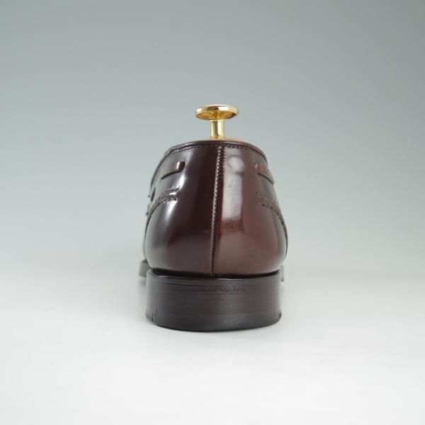 極上★クロケット&ジョーンズ UK7/US7.5E【貴重★茶/コードバン/ラルフローレン別注】タッセルローファー/メンズ/Crockett&Jones★e097