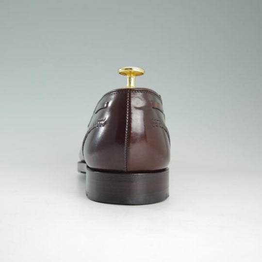 極上★クロケット&ジョーンズ UK7/US7.5E【貴重★茶/コードバン/ラルフローレン別注】タッセルローファー/メンズ/Crockett&Jones★e097