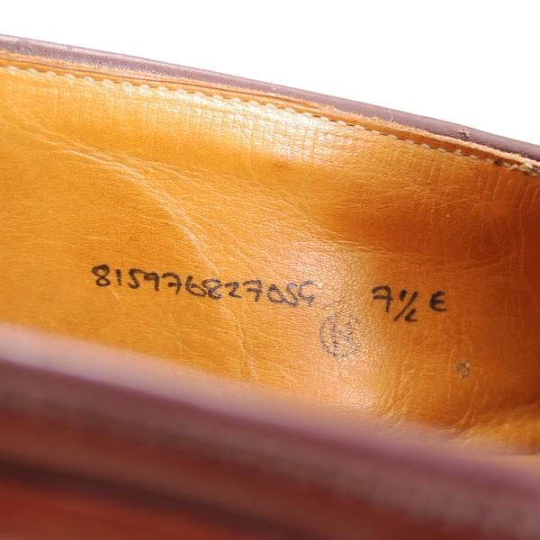 極上★クロケット&ジョーンズ UK7/US7.5E【貴重★茶/コードバン/ラルフローレン別注】タッセルローファー/メンズ/Crockett&Jones★e097