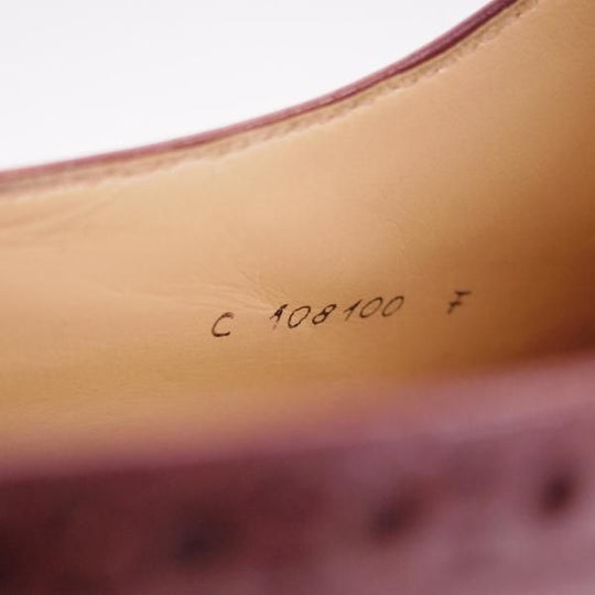 極上★(伊)タニノクリスチー SIZE 7【定価10万円以上★フルブローグ】108100/カーフ/赤茶/メンズ/TANINO CRISCI★e104