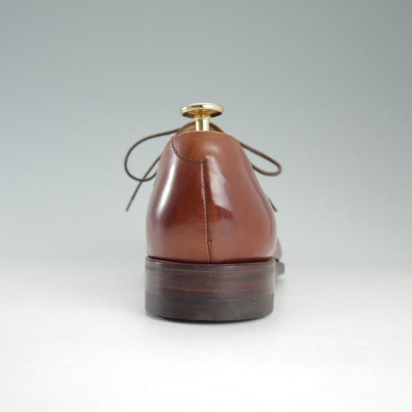 未使用★(スペイン製)YANKO/ヤンコ SIZE 6.5【グッドイヤーウェルテッド製法★パンチドキャップトゥ】104907/カーフ/茶/メンズ★e107