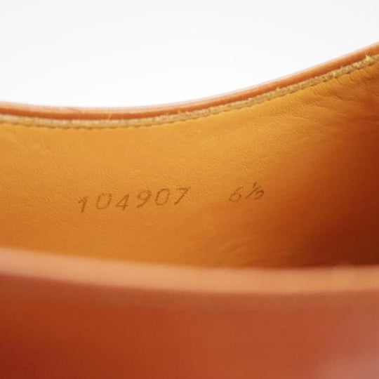 未使用★(スペイン製)YANKO/ヤンコ SIZE 6.5【グッドイヤーウェルテッド製法★パンチドキャップトゥ】104907/カーフ/茶/メンズ★e107