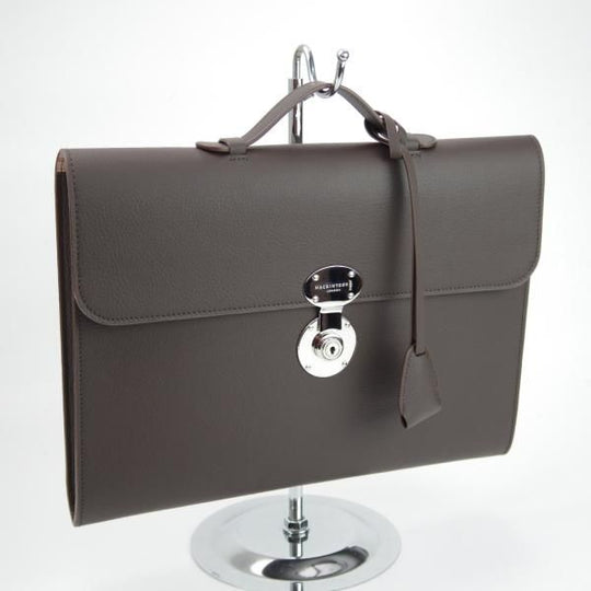 極美品★(英)SIMPSON LONDON/シンプソン【定価￥113,400-★レザー ブリーフケース】マッキントッシュ別注/メンズ/ビジネス/バッグ★N5434