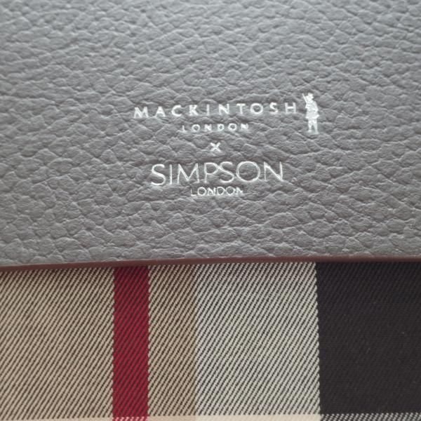 ✨美品✨ マッキントッシュ シンプソンロンドン 別注 レザー ビジネスバッグ 黒 極美品☆(英)SIMPSON LONDON/シンプソン【定価￥113,400