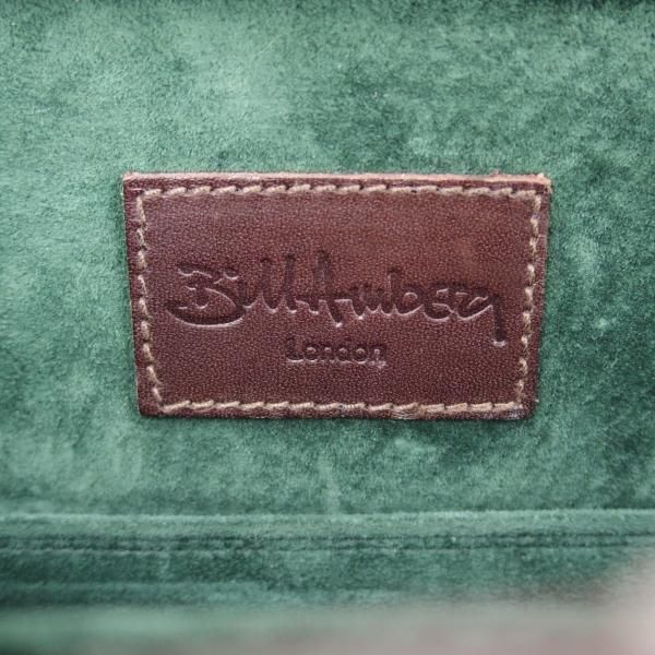 極上★(英)ビルアンバーグ/Bill Amberg【時価20万円以上★レザー/ブリーフケース】メンズ/ビジネス/バッグ/濃茶★N5435