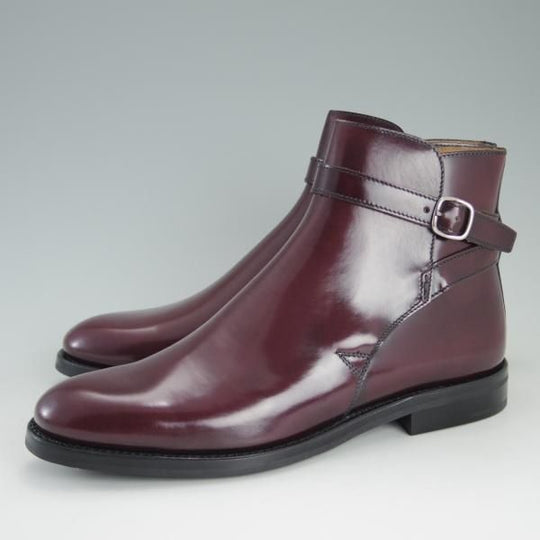 新品★チャーチ(レディース) SIZE 37【貴重★ジョッパーブーツ/MERTHYR W】ポリッシュドバインダーカーフ/バーガンディ/Church's★e108