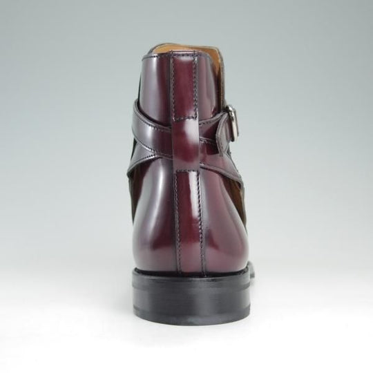 新品★チャーチ(レディース) SIZE 37【貴重★ジョッパーブーツ/MERTHYR W】ポリッシュドバインダーカーフ/バーガンディ/Church's★e108