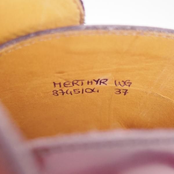 新品★チャーチ(レディース) SIZE 37【貴重★ジョッパーブーツ/MERTHYR W】ポリッシュドバインダーカーフ/バーガンディ/Church's★e108