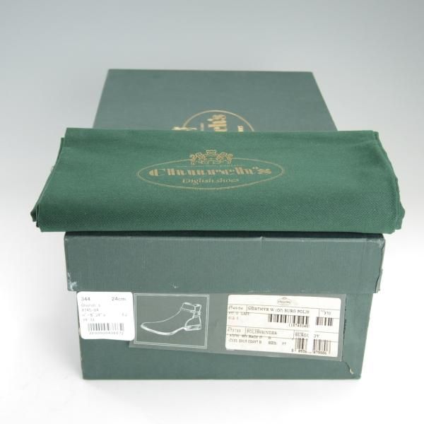 新品★チャーチ(レディース) SIZE 37【貴重★ジョッパーブーツ/MERTHYR W】ポリッシュドバインダーカーフ/バーガンディ/Church's★e108