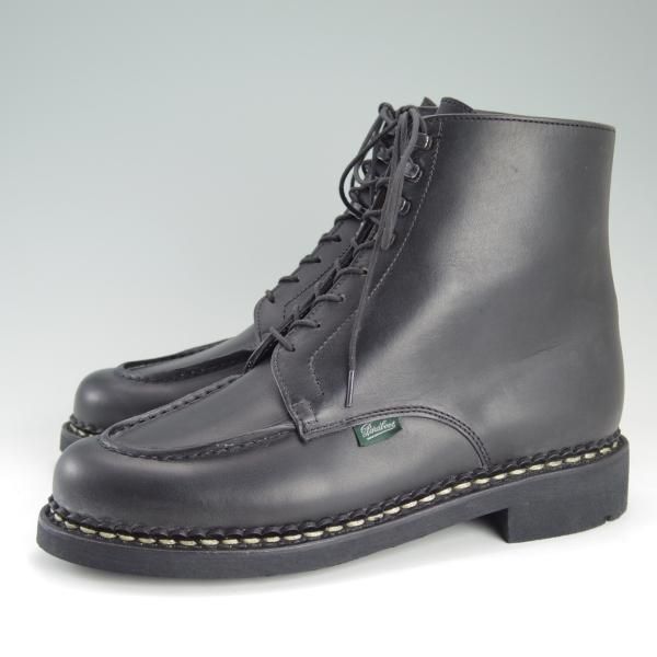 未使用★パラブーツ SIZE 6【貴重★ボーリュー/BEAULIEU/シャンボードのブーツ】Uチップ/リスレザー/NOIR/黒/TEXソール/Paraboot★e109