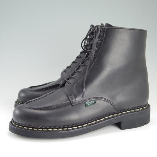 未使用★パラブーツ SIZE 6【貴重★ボーリュー/BEAULIEU/シャンボードのブーツ】Uチップ/リスレザー/NOIR/黒/TEXソール/Paraboot★e109