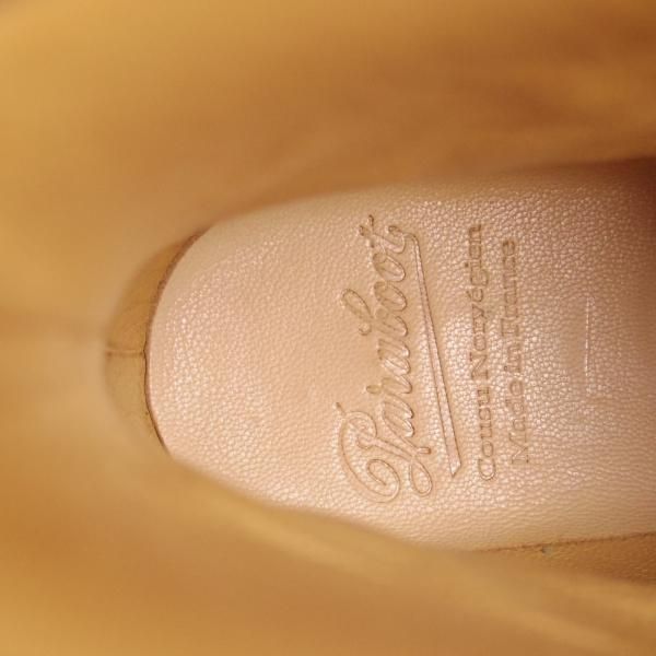 未使用★パラブーツ SIZE 6【貴重★ボーリュー/BEAULIEU/シャンボードのブーツ】Uチップ/リスレザー/NOIR/黒/TEXソール/Paraboot★e109