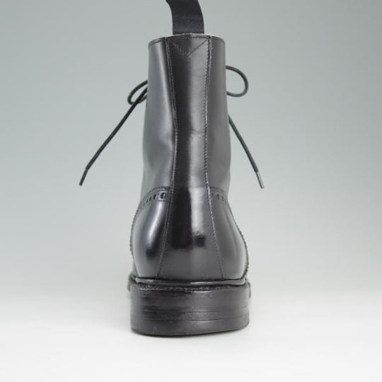 美品★(スペイン製)MEERMIN/メルミン 10E【グッドイヤーウェルテッド製法★101504/ブーツ】RUIラスト/カーフ/黒/メンズ★e111