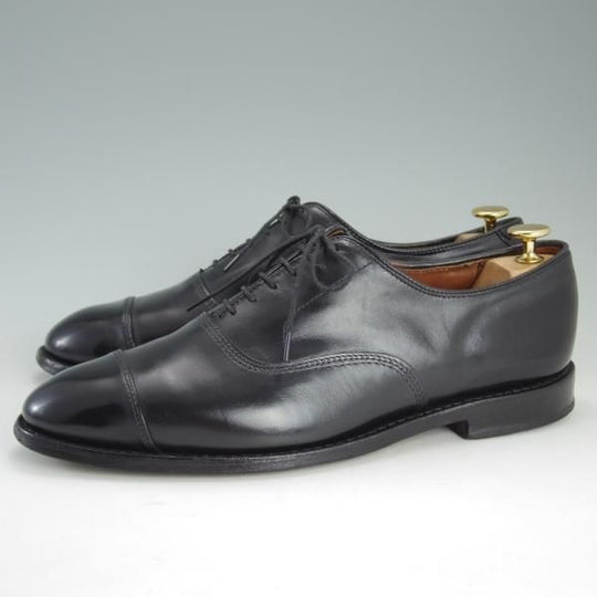 極上★(米)アレンエドモンズ 8.5E【定価￥74,520-★パークアベニュー/Park Avenue】ストレートチップ/カーフ/黒/ALLEN EDMONDS★e113