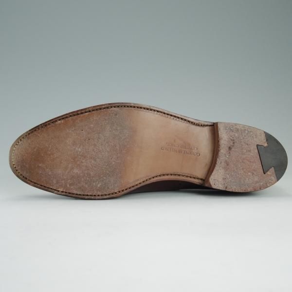 美品★クロケット&ジョーンズ 6.5E【貴重80's★シェットランドフォックス別注/Shetland Fox】サイドエラスティック/Crockett&Jones★e116