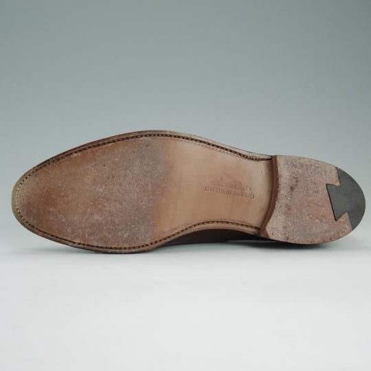 美品★クロケット&ジョーンズ 6.5E【貴重80's★シェットランドフォックス別注/Shetland Fox】サイドエラスティック/Crockett&Jones★e116