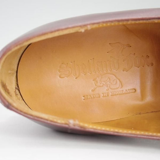 美品★クロケット&ジョーンズ 6.5E【貴重80's★シェットランドフォックス別注/Shetland Fox】サイドエラスティック/Crockett&Jones★e116