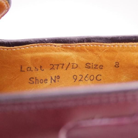 美品★(英)チーニー製 UK7.5/US8D【貴重★ROYAL TWEEDライン/CHURCH'S名義】277ラスト/タッセルローファー/ロイヤルツイード/CHEANEY★e117