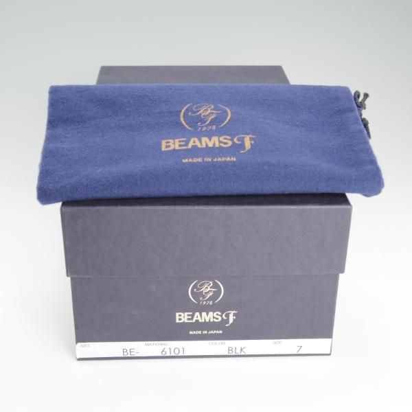 極上★Oriental製/オリエンタル SIZE 7【上級★ベベルドグッドイヤー/BEAMS F別注】BE-6101/ストレートチップ/カーフ/黒/メンズ★e118
