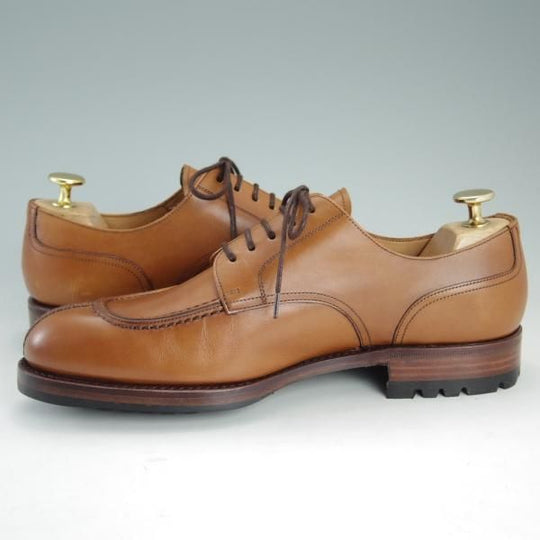 未使用★(スペイン製)YANKO/ヤンコ SIZE 6【グッドイヤーウェルテッド製法★Uチップ】14539/960ラスト/カーフ/薄茶/メンズ★e119