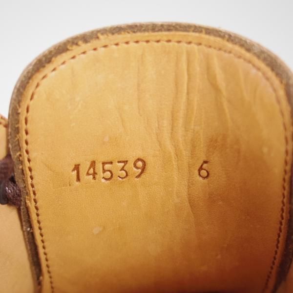 未使用★(スペイン製)YANKO/ヤンコ SIZE 6【グッドイヤーウェルテッド製法★Uチップ】14539/960ラスト/カーフ/薄茶/メンズ★e119