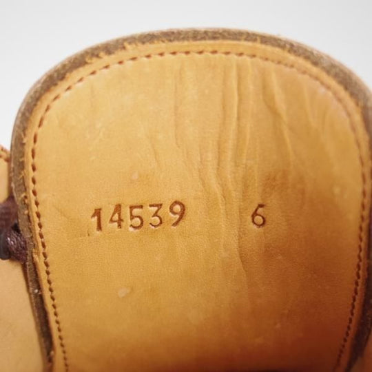 未使用★(スペイン製)YANKO/ヤンコ SIZE 6【グッドイヤーウェルテッド製法★Uチップ】14539/960ラスト/カーフ/薄茶/メンズ★e119